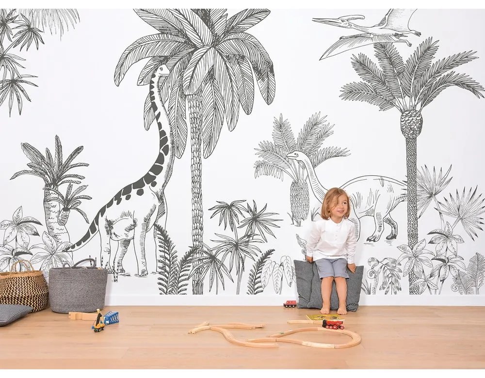 Детски тапет 400 cm x 248 cm Jurassic Period - Lilipinso