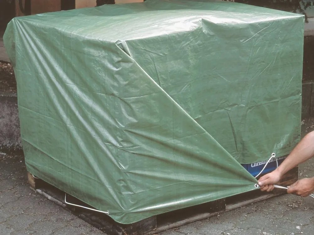 Покриваща мразоустойчива мушама със сребристо-кафяв цвят 5m x 6m