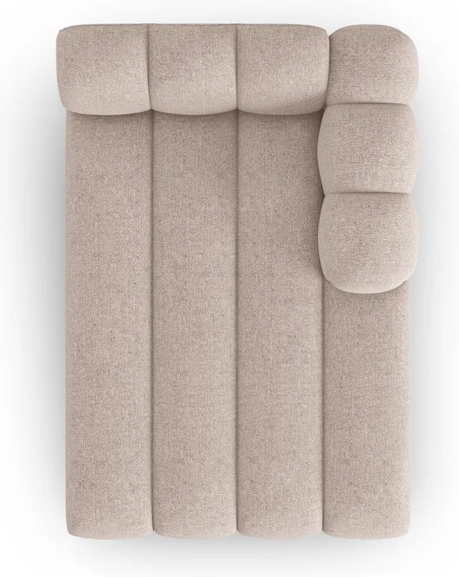 Бежова лежанка (десен ъгъл) Lupine – Micadoni Home