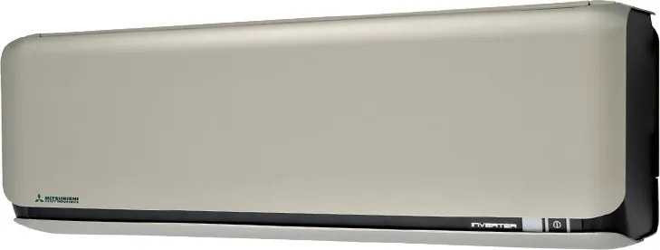 Инверторен климатик Mitsubishi Heavy Industries SRK25ZSX-WFT + SRC25ZSX-W, 9000 BTU, 20 м2, Wi-Fi, R-32, Бежов/Черен