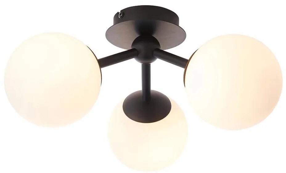 Endon 93489 - Повърхностно монтиран плафон за баня FRIO 3xG9/3W/230V IP44 черен