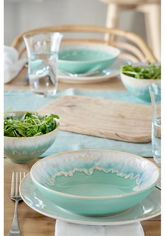 Тюркоазена дълбока керамична чиния ø 21,5 cm Taormina – Casafina