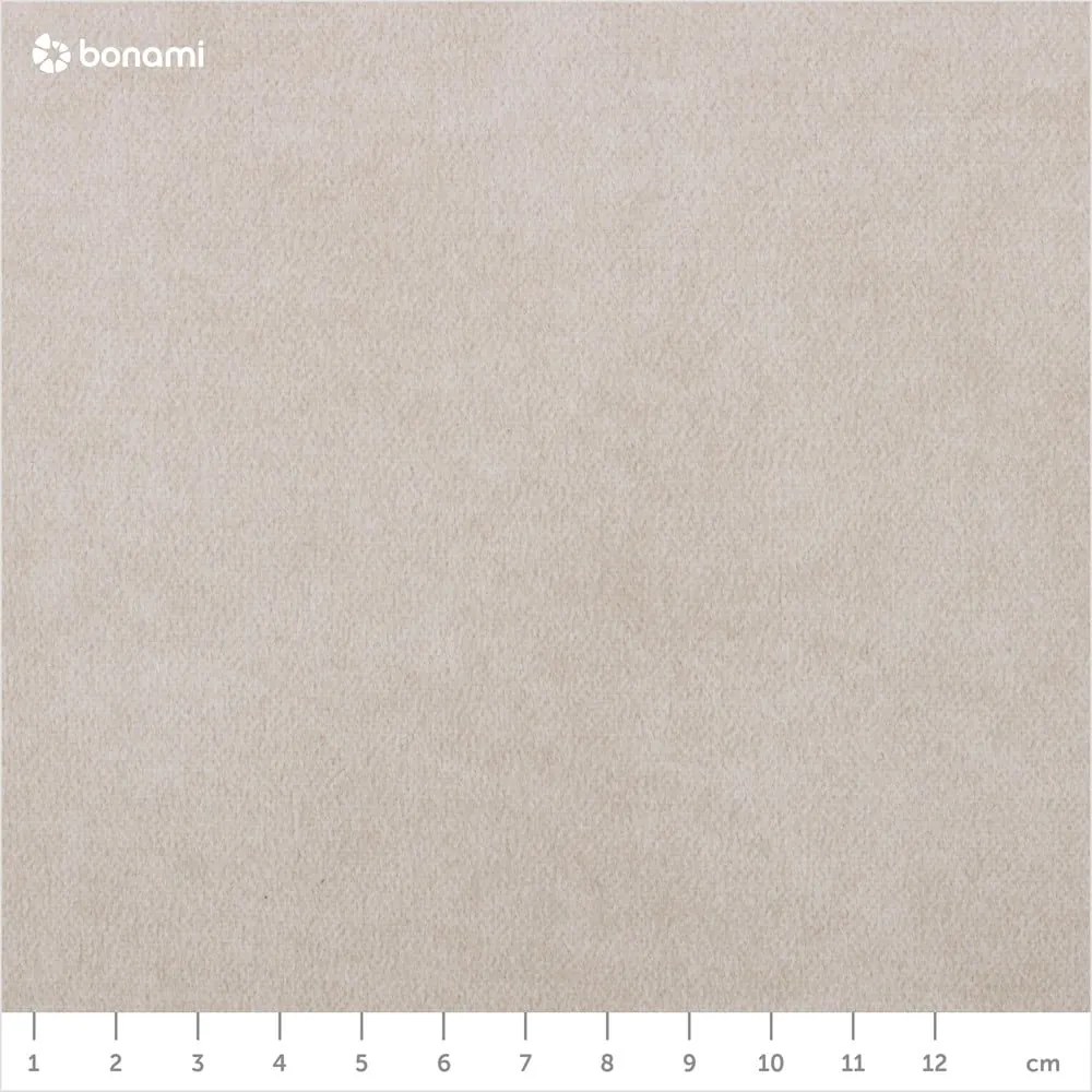 Бежово двойно легло 180x200 cm тапицирано с място за съхранение с включена подматрачна рамка Lizzano – Meise Möbel