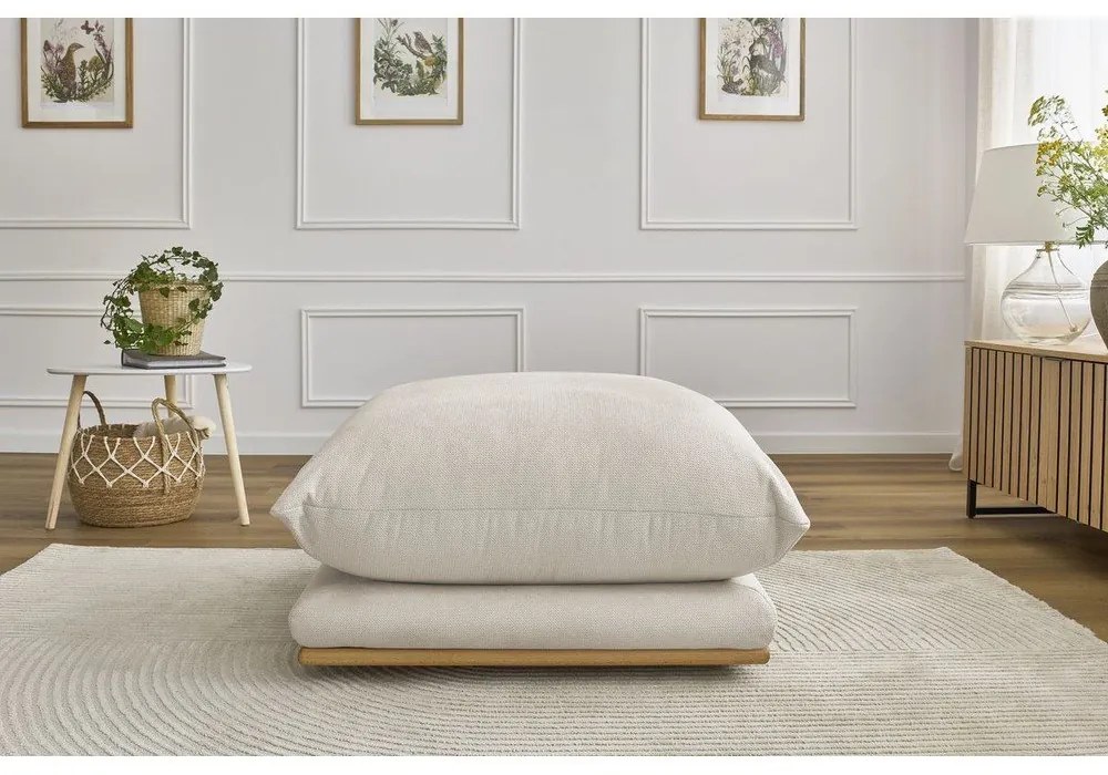 Кремава табуретка Ernest – Bobochic Paris