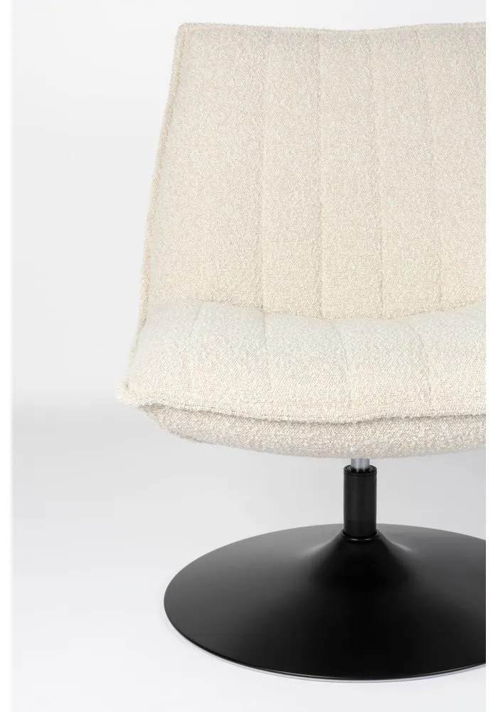 Бял стол от плат букле Jax - White Label