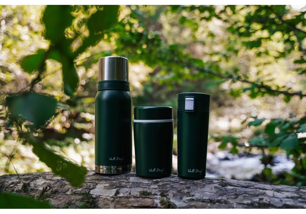 Зелен термос за пътуване , 400 ml Fuori - Vialli Design