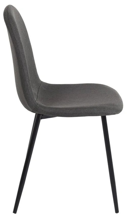 Комплект от 2 тъмно сиви трапезни стола Lissy - Bonami Essentials