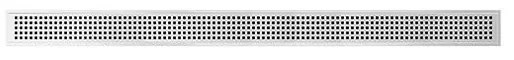 Решетка 99,5x2,3 см неръждаема стомана/сребриста
