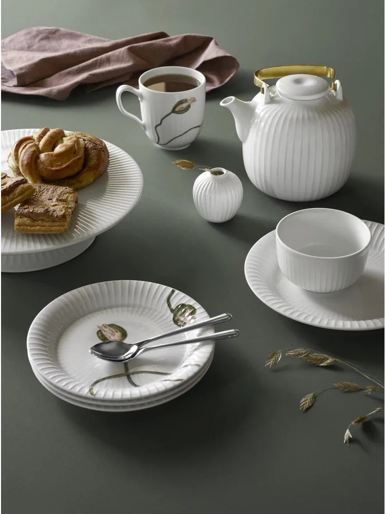 Бяла порцеланова чаша Poppy, 330 ml Hammershøi - Kähler Design