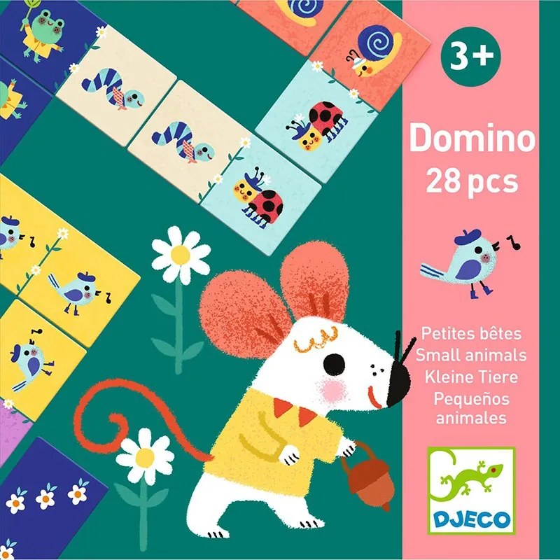 Djeco - Игра домино малки животни DJ08255