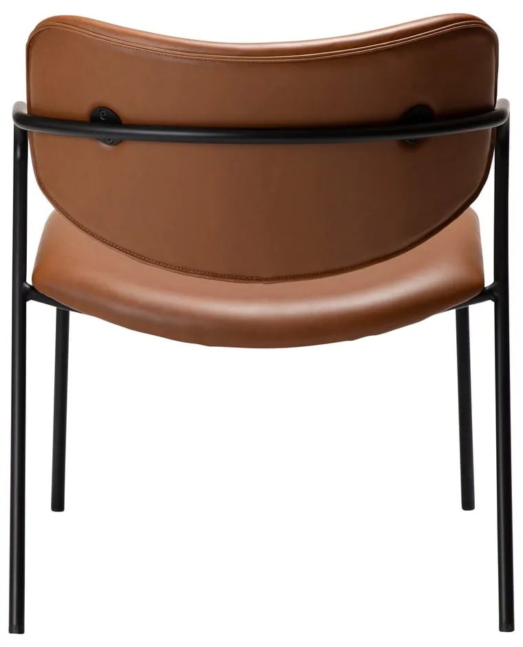 Кафяв фотьойл от изкуствена кожа в цвят коняк Zed - DAN-FORM Denmark