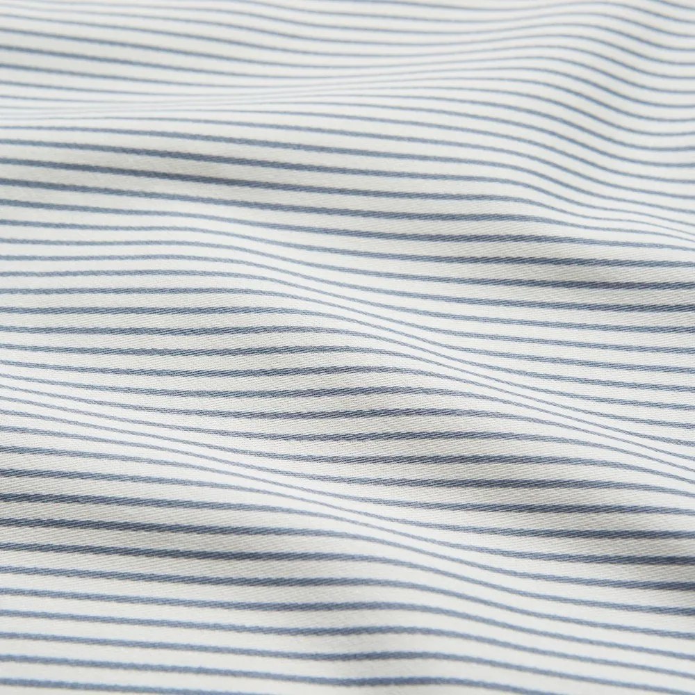 Светлосиньо единично детско спално бельо от органичен памук 140x200 cm Classic Stripes Blue – Cam Cam Copenhagen