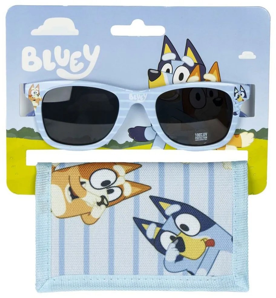 Sunglasses and Wallet Set Bluey Син