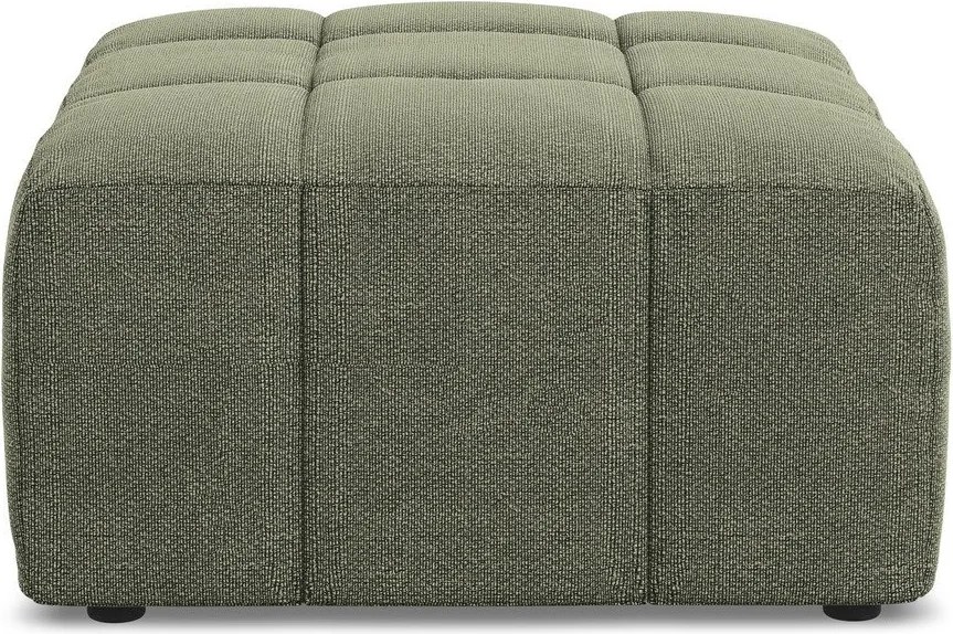 Зелена табуретка от прежда с примки от букле Aloha – Makamii