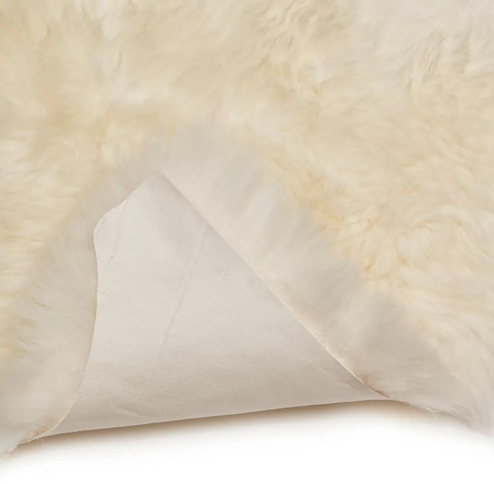 Бяла естествена овча кожа 90x60 cm - Bonami Selection