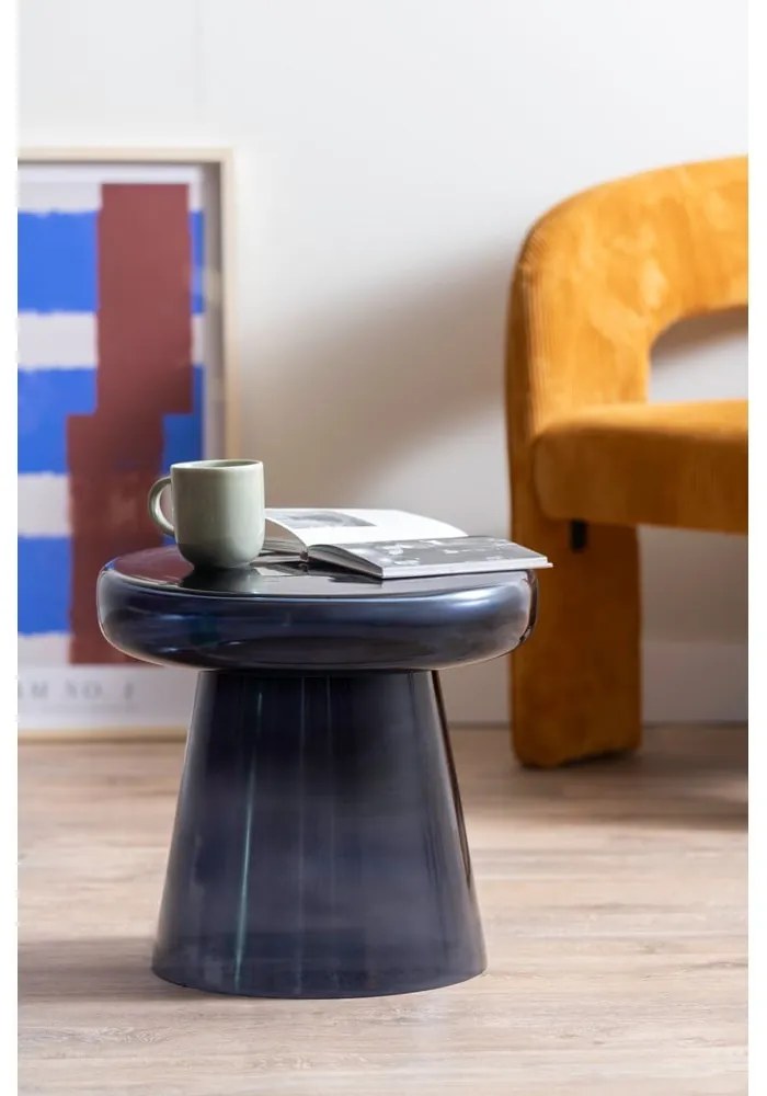 Стъклена кръгла странична масичка ø 41 cm Simpleza – Leitmotiv