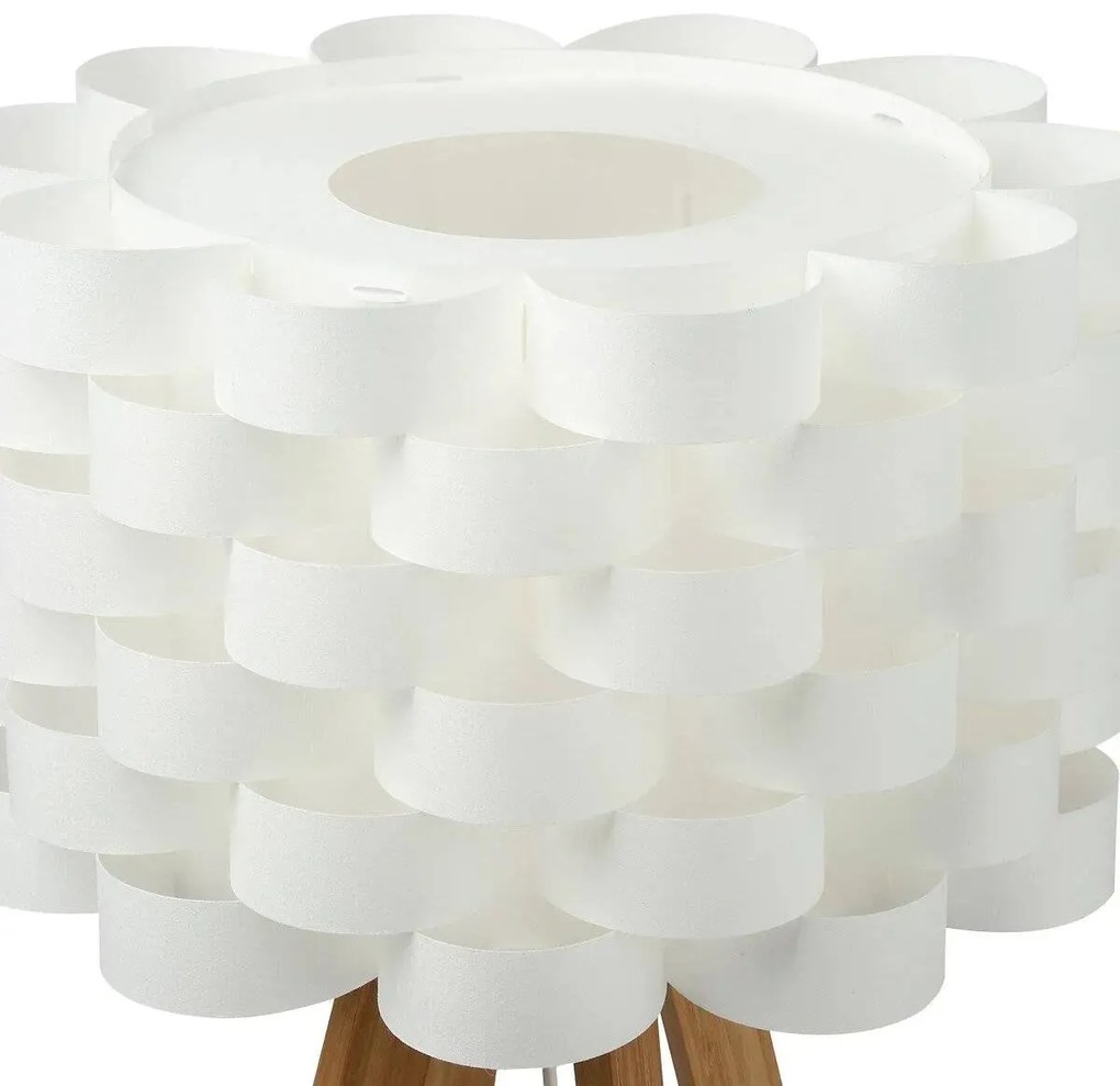 Лампион atmosphera Moki, Бамбук, Бял, 150 cm