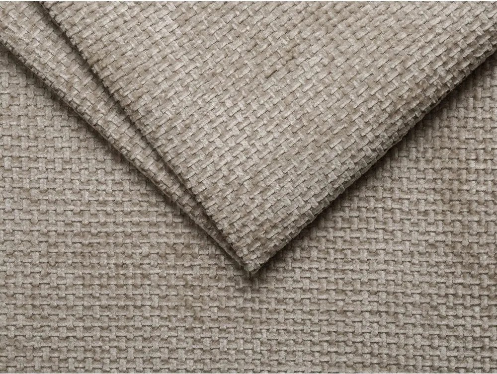 Бежово двойно легло 160x200 cm тапицирано без табла Whale – Micadoni