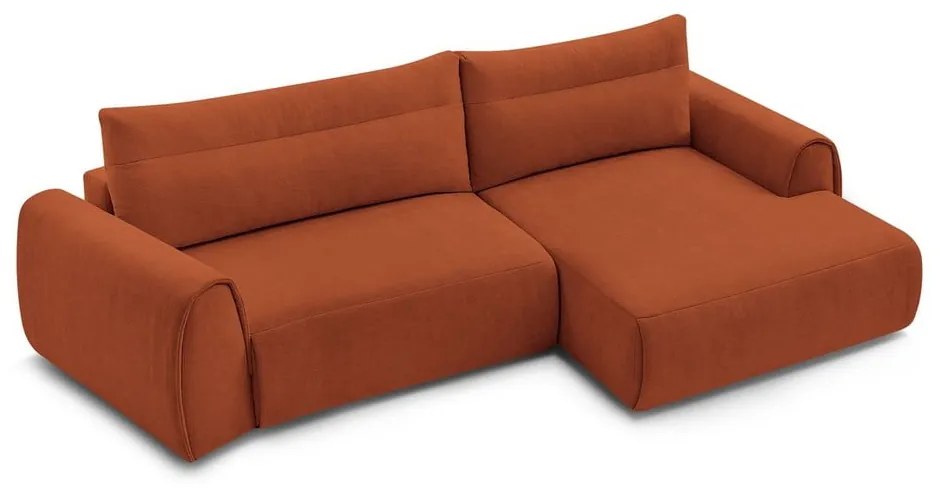 Оранжев ъглов диван Aden – Bobochic Paris