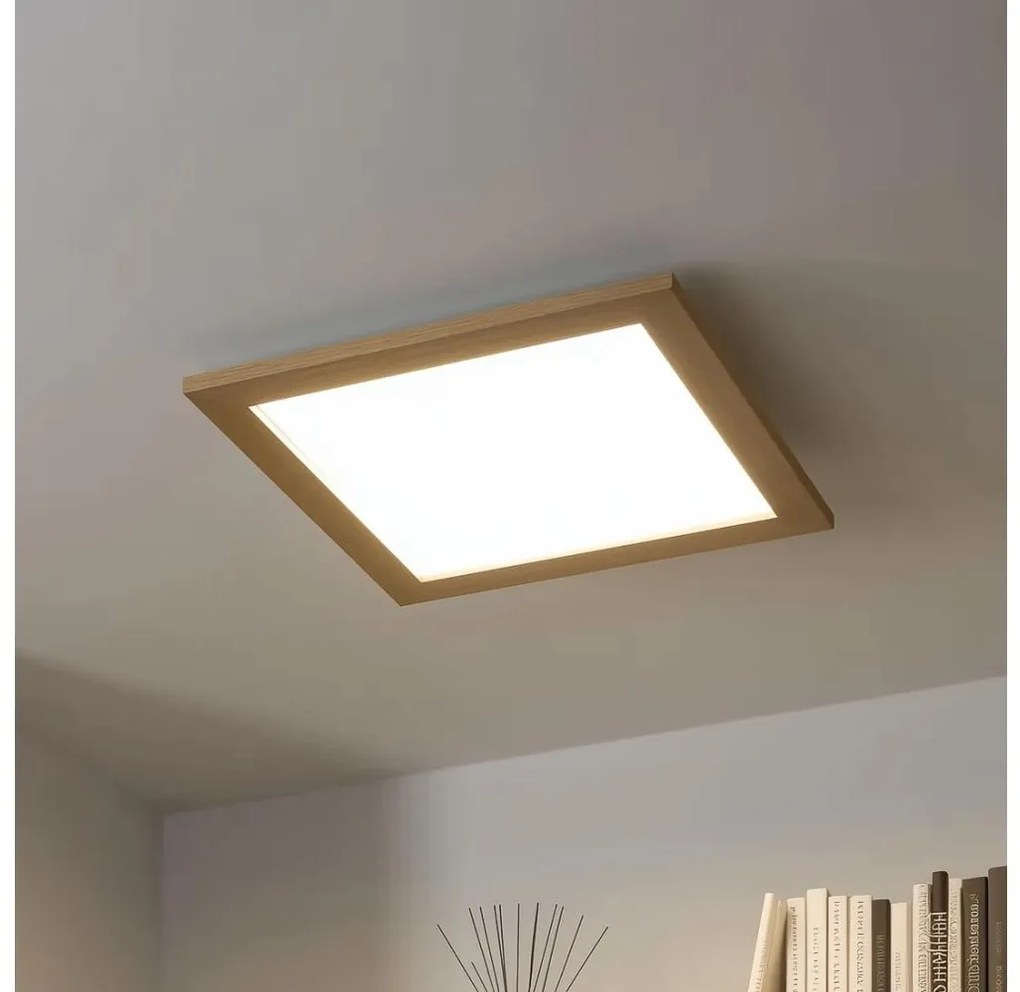 Brilagi - LED Димируема лампа SLIMFRAME WOOD LED/36W/230V 49,5x49,5 см + д.у.