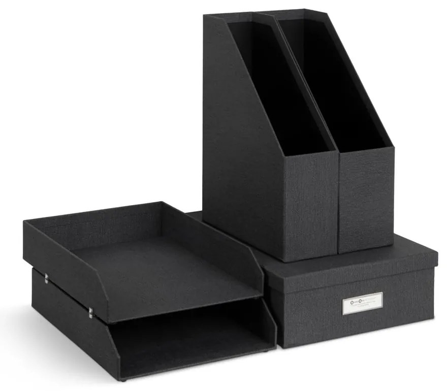 Картонени органайзери за докумнети в комплект от 5 бр. Holger – Bigso Box of Sweden