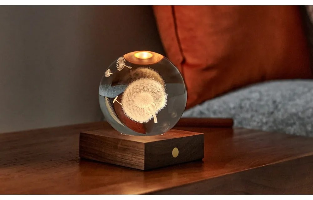 Тъмнокафява светлинна декорация с USB Amber – Gingko