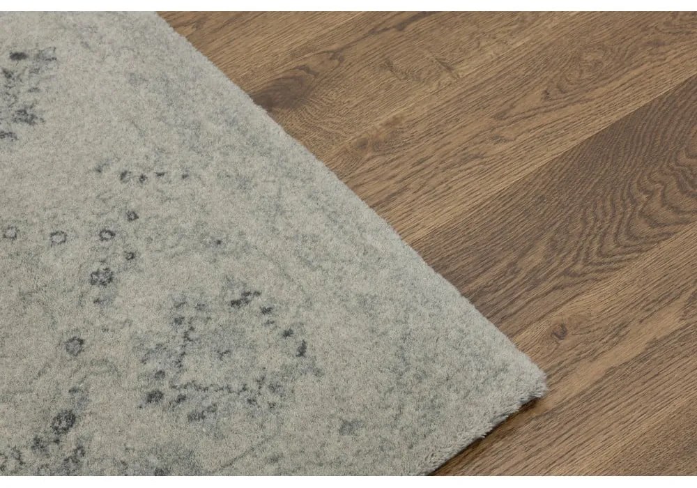 Бежов вълнен килим 170x240 cm Calisia Vintage Flora – Agnella