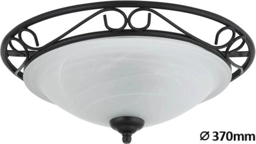 Rabalux Athen Таванно осветление (плафони) IP20 E27 2x MAX 60W K 3722