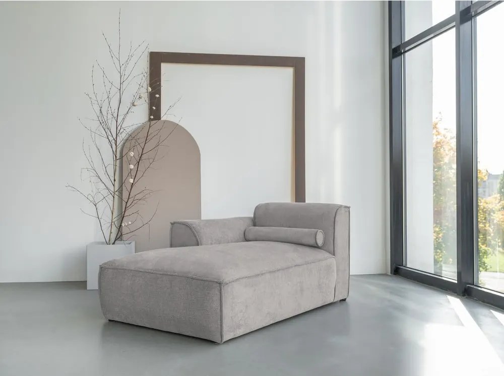 Светлосив модулен диван (ляв ъгъл) Flex Felix – Miuform