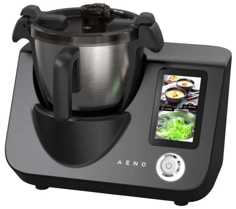 Кухненски робот 20в1 AENO ACR0001S GastroLab, 1000W, Wi-Fi, 8 програми, 12 степени, 3.5l, Touch screen, Таймер, Черен