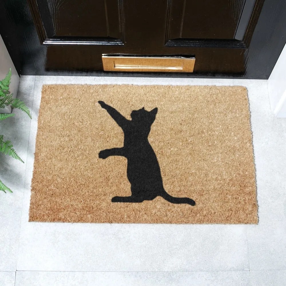 Изтривалка от кокосови влакна 40x60 cm Cat – Artsy Doormats