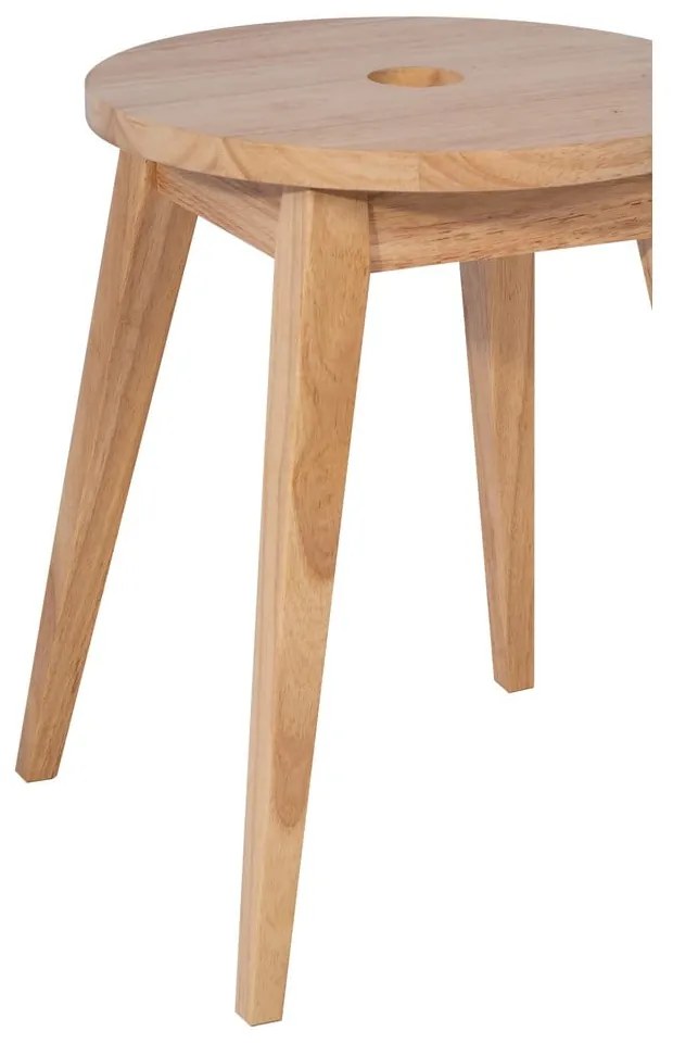 Стол от масивно каучуково дърво в светло естествен цвят Club – Bonami Essentials