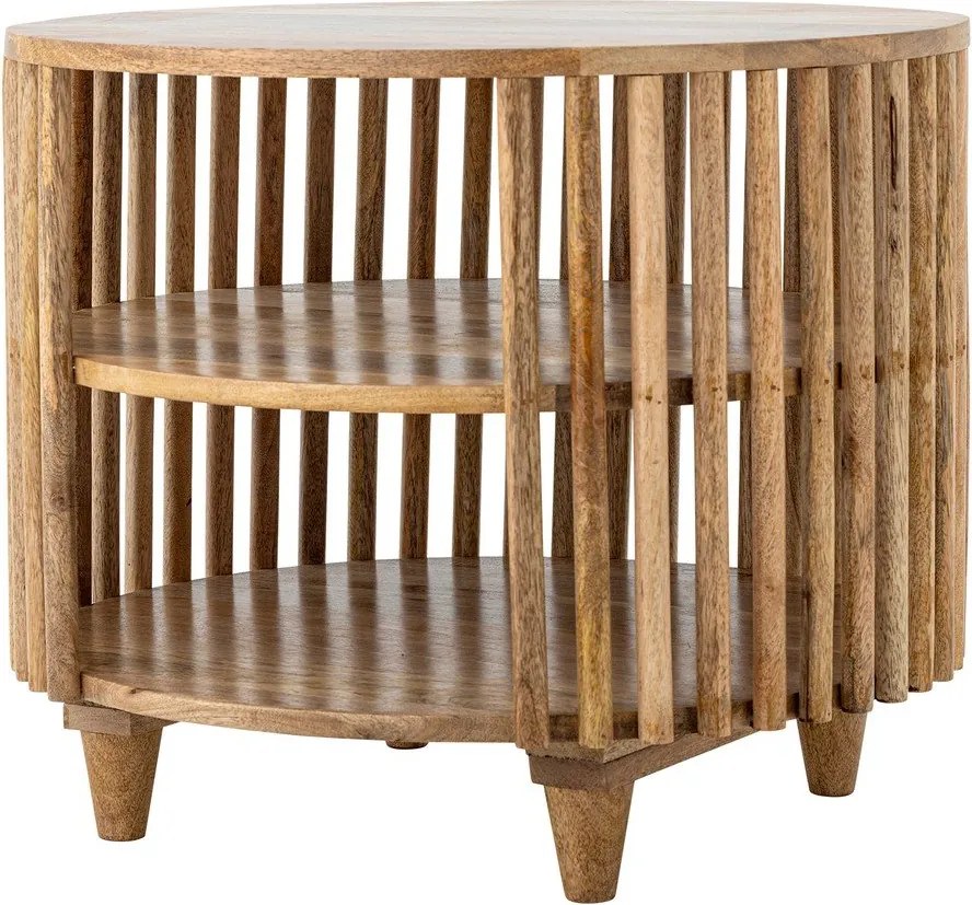 Кръгла масичка за кафе от масивно манго в естествен цвят ø 60 cm Sali – Bloomingville