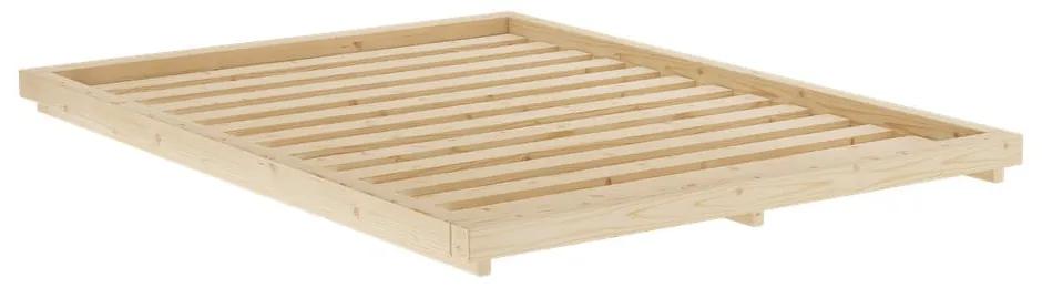 Двойно легло от борова дървесина с решетка 160x200 cm Dock - Karup Design