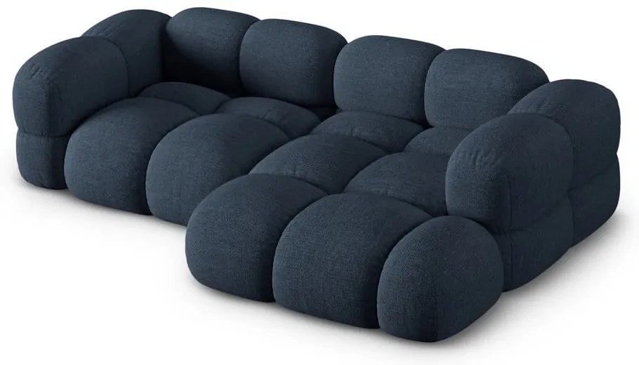 Тъмносин ъглов диван (десен ъгъл) Loretto – Cosmopolitan Design