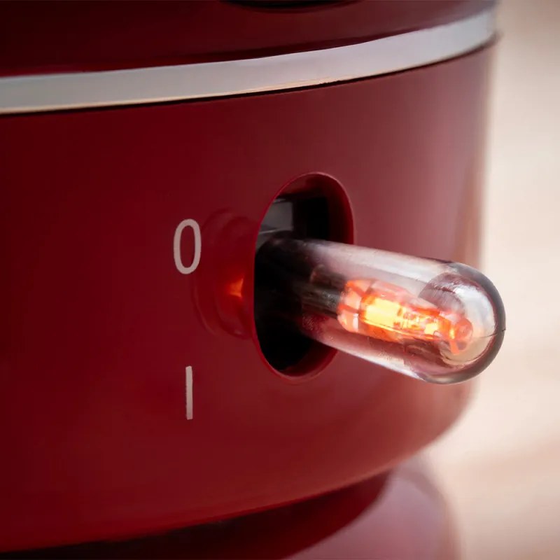 Електрическа кана Oliver Voltz Daisy OV51230W, 2200W, 1.7 л, Автоматично изключване, Червен