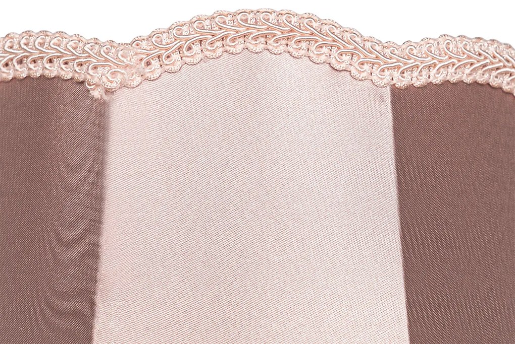 Текстилен абажур розов 30/18/26 - Granny