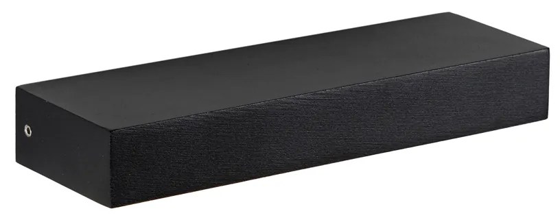 Модерна стенна лампа черна 22 см с LED IP65 - Хана