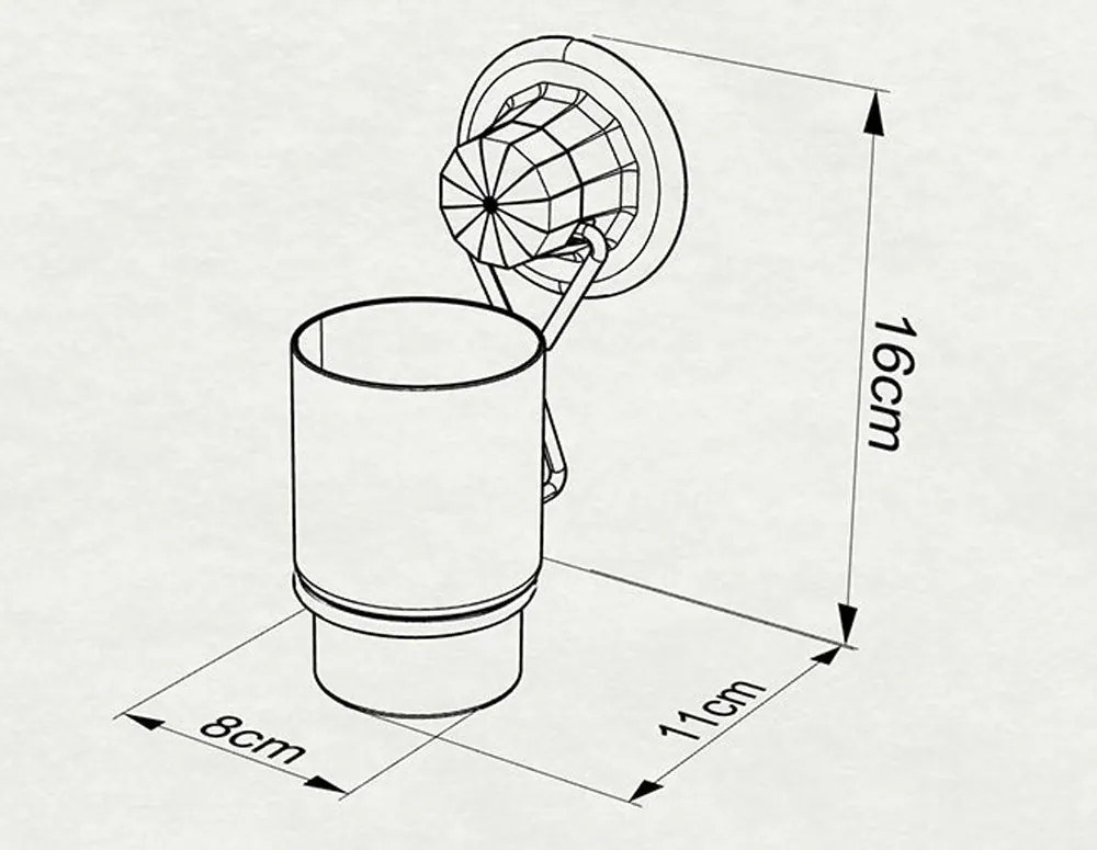 ПОСТАВКА ЗА ЧЕТКА ЗА ЗЪБИ TEKNO TEL DM-274 , вакуум