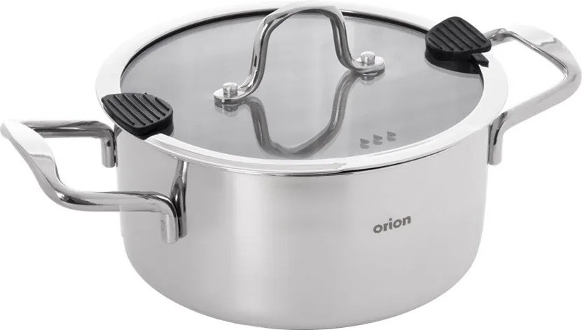 Касерола от неръждаема стомана с капак 1,2 l Venice – Orion