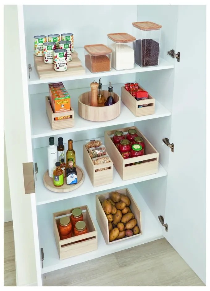 Въртящ се кухненски органайзер, изработен от дърво от пауловния , ø 26,7 cm Eco - iDesign