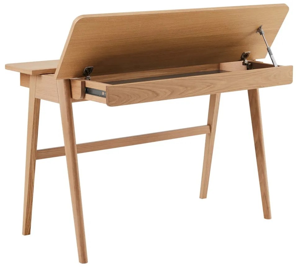 Работна маса с дъбов плот 110x55,5 cm Home - Hammel Furniture