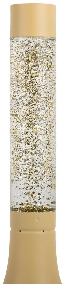 Светложълта настолна лампа със стъклен абажур (височина 37,5 cm) Astro Glittler – Leitmotiv