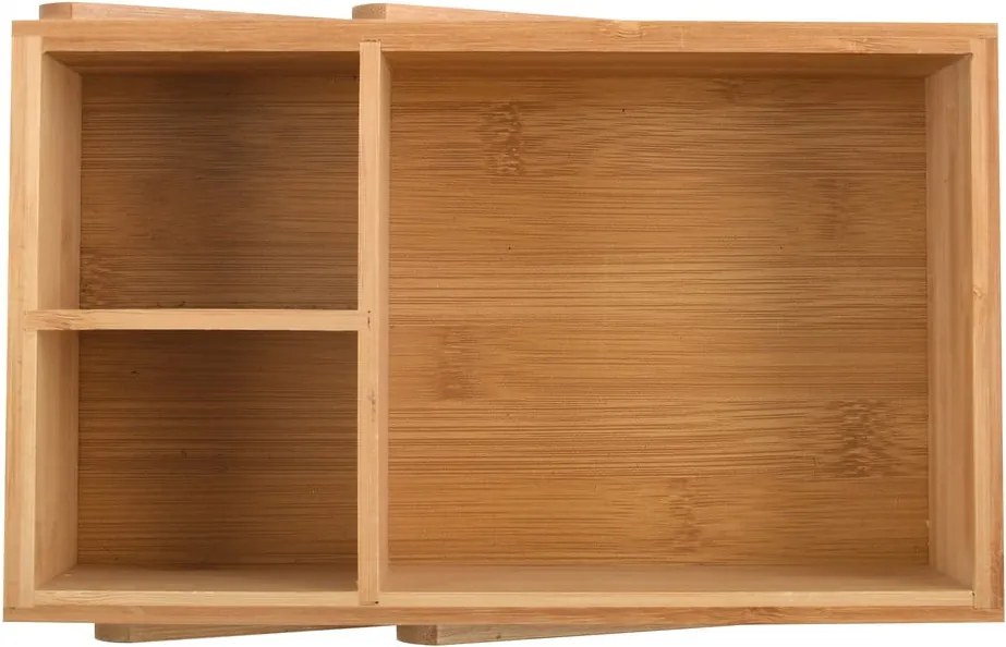 Бамбуков органайзер за козметика в естествен цвят Isalys – MSV