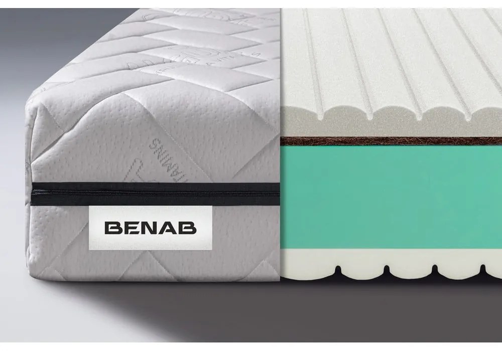 Двустранен матрак от средна/изключително твърда пяна 180x200 cm BuonaNotte HR BIO - BENAB