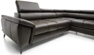 Ъглов диван Cacao LTHR-вярно