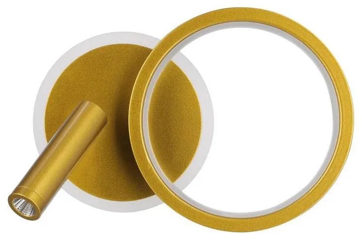 LED стенен спот MONET LED/15W/230V златист