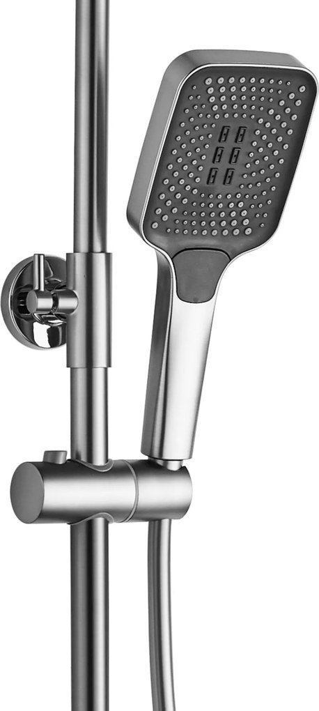 Комплект за душ REA HELIX Nickel Brush INOX