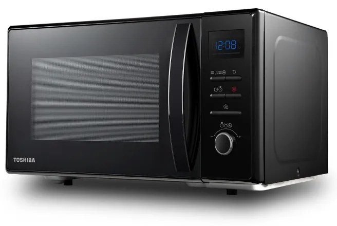 Разопакован: Микровълнова фурна 4в1 Toshiba MW2-AC25TBK, 25 л, 950W, Grill 1100W, Конвекция 2100W, Керамично покритие, Черен
