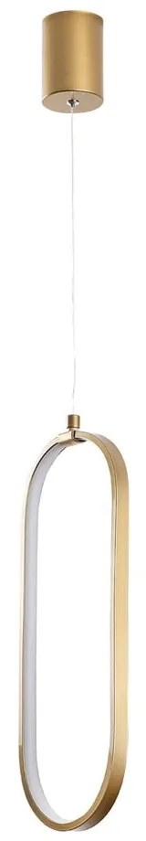 LED висящо осветително тяло в златист цвят Can – Opviq lights